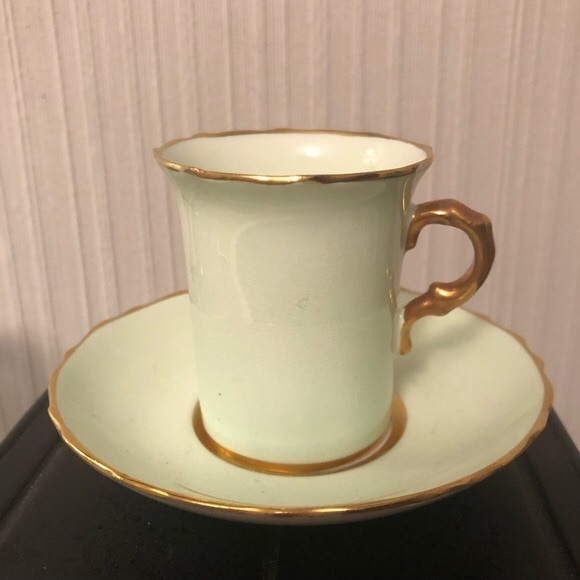 VINTAGE HAMMERSLEY ESPRESSO/DEMITASSE CUP AND SAUCER - Picture 1 of 16
